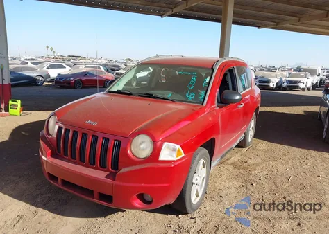 2008 Jeep Compass Sport from USA, damaged, VIN 1J8FT47W88D672551